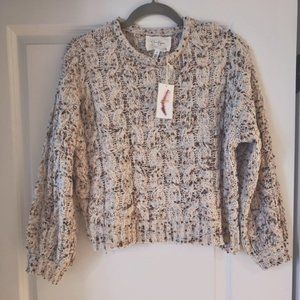 NWT Jessica Simpson Cable Knit Confetti Sweater